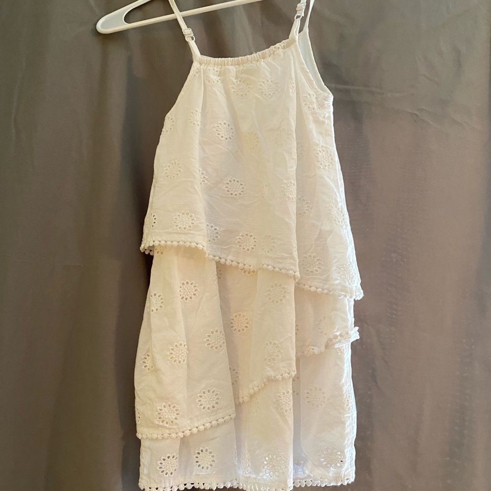 Girls Garnet Hill Kids Eyelet Dress